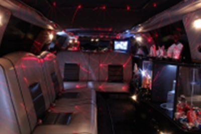 10 passenger limo interior