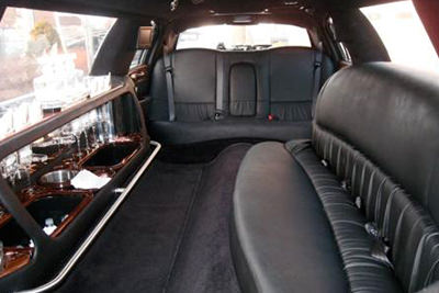 8 passenger limousine interior